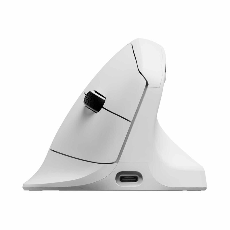 KEYCHRON M5 8k 2.4 Ghz Wireless Ergonomic Vertical Mouse - White KYCN-M5-A24-image 11