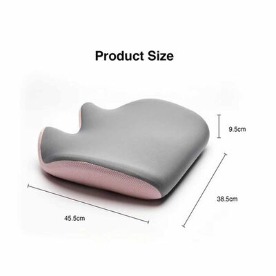 BELLAMI PL Mbrace Seat Cushion Memory Foam Pillow With Cover - Grey + Blue MBRACE