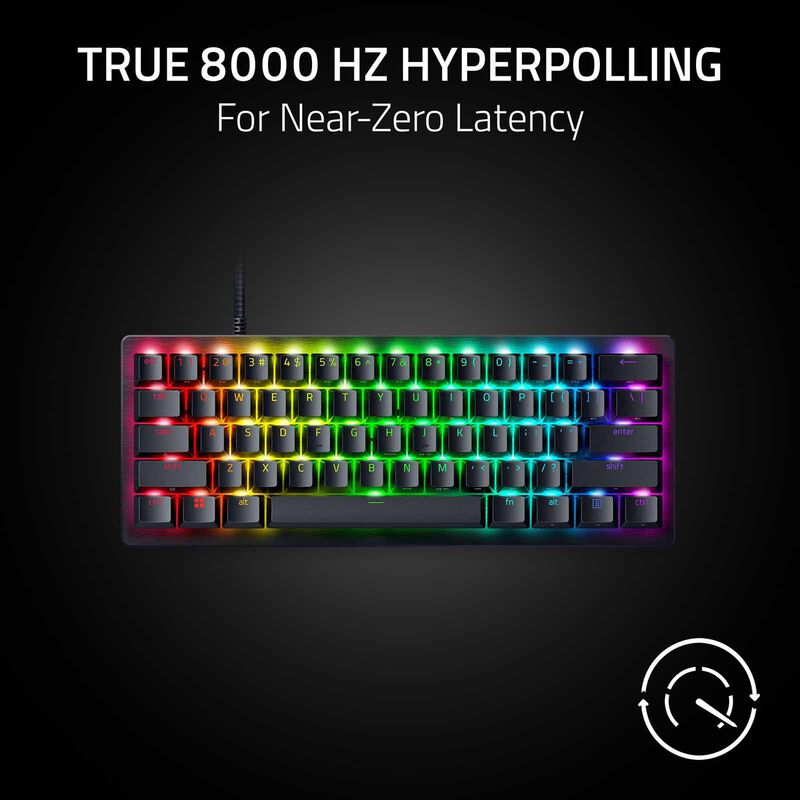 RAZER Huntsman V3 Pro Mini 8khz - 60 Percent Analog Optical Esports Keyboard - Us Layout RZ03-05740100-R3M1-image 5