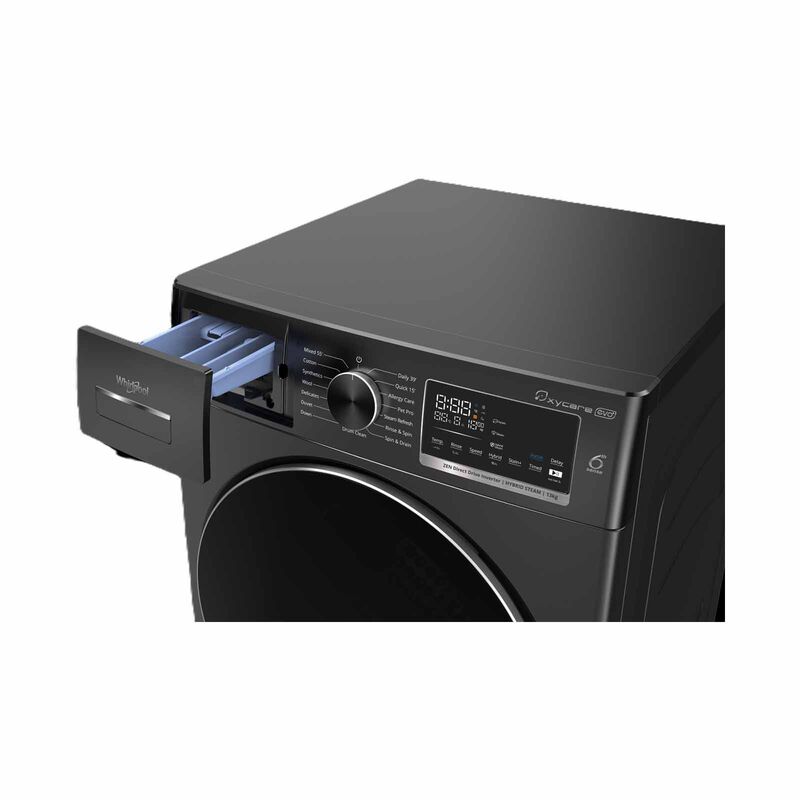 WHIRLPOOL Front Load Washer - Volcane Grey (13kg) FWHD13002GG-image 2