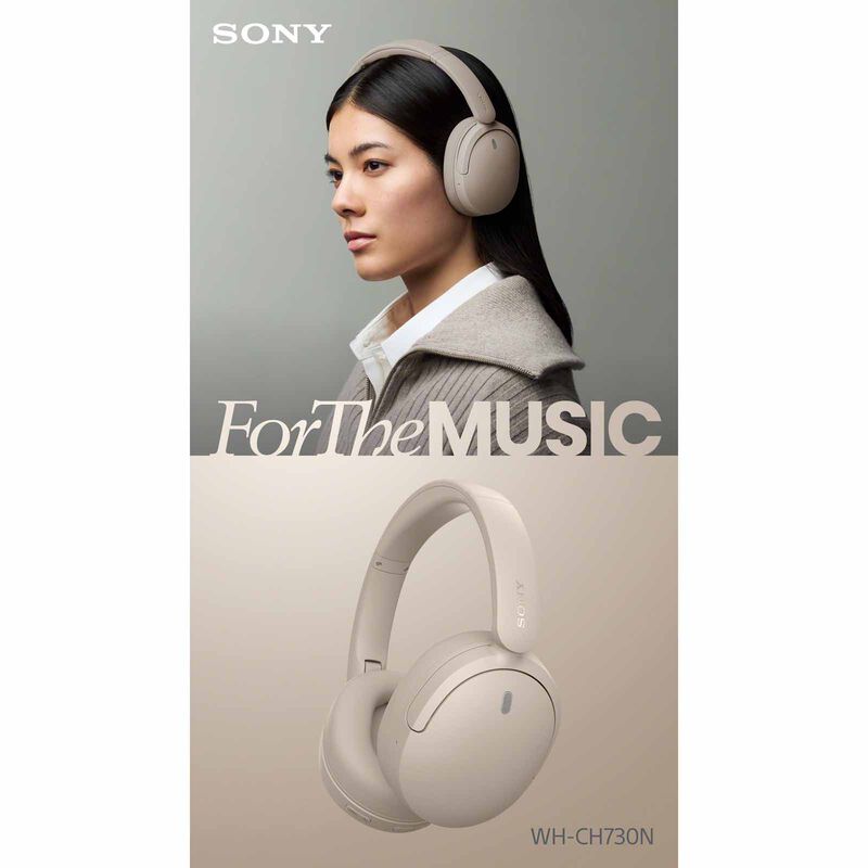 SONY Wireless Noise Cancelling Headphone (beige) WH-CH730N/CCE-image 8