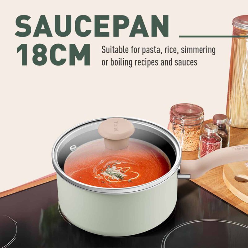 TEFAL So Matcha Induction Saucepan With Lid 18cm G17923-image 3