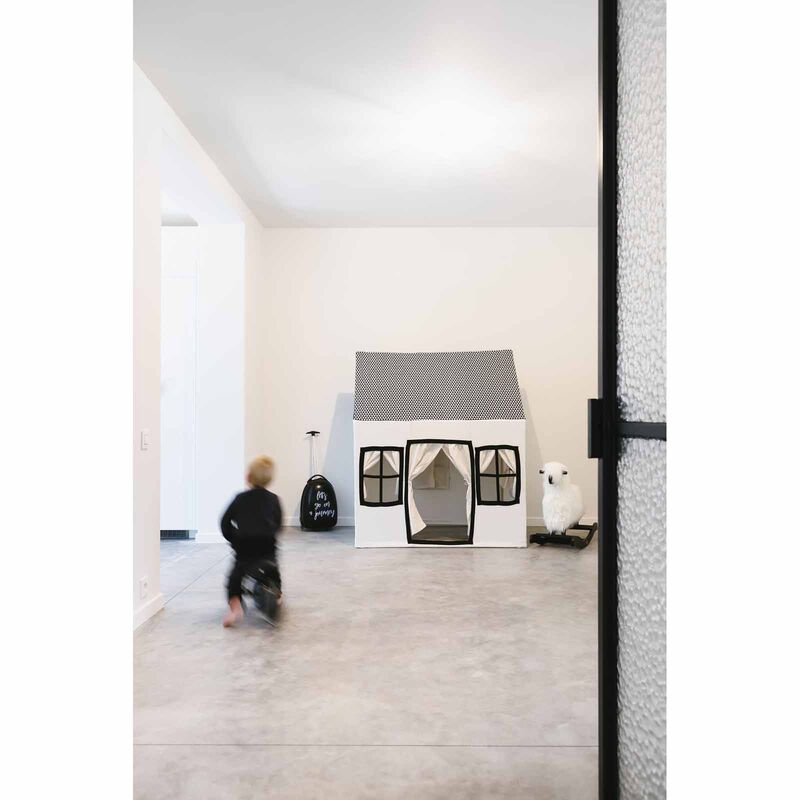 CHILDHOME Black White - 125x95x145cm (online) LARGE PLAYHOUSE-image 4