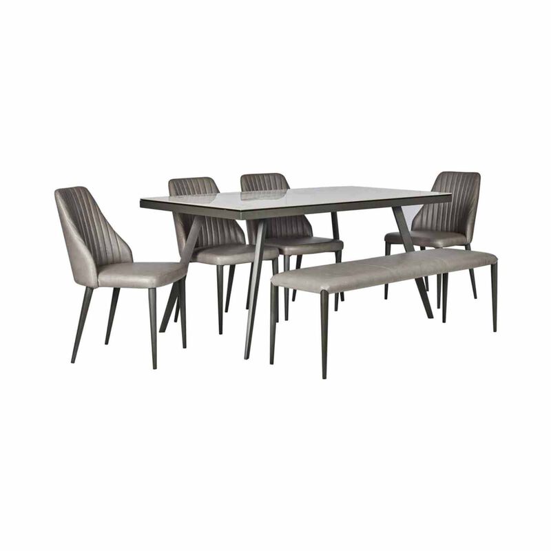 6 Piece Dining Set NEW GRAYSON-image 2