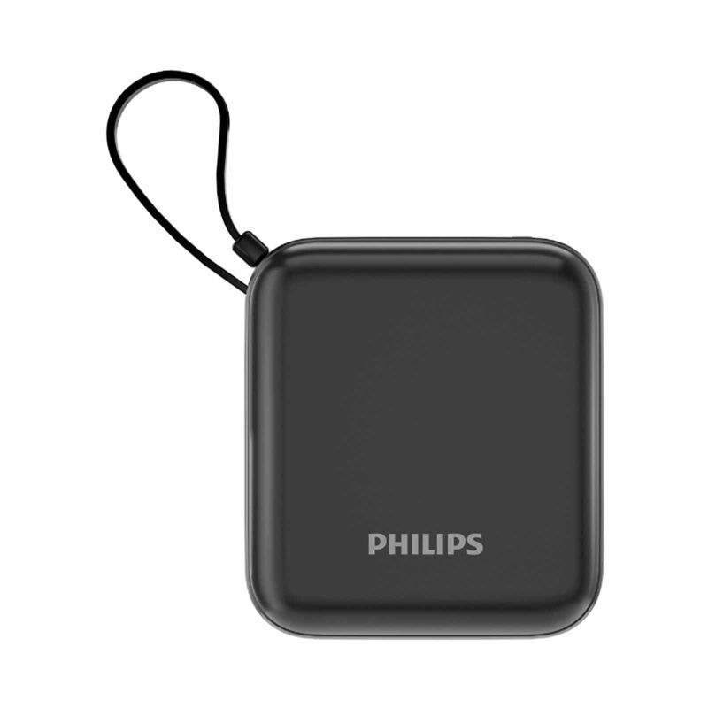 PHILIPS 10000mah 22.5w Powerbank With Built-in Usb-c & Lightning Cables Ccc DLP2217B/97-image 1