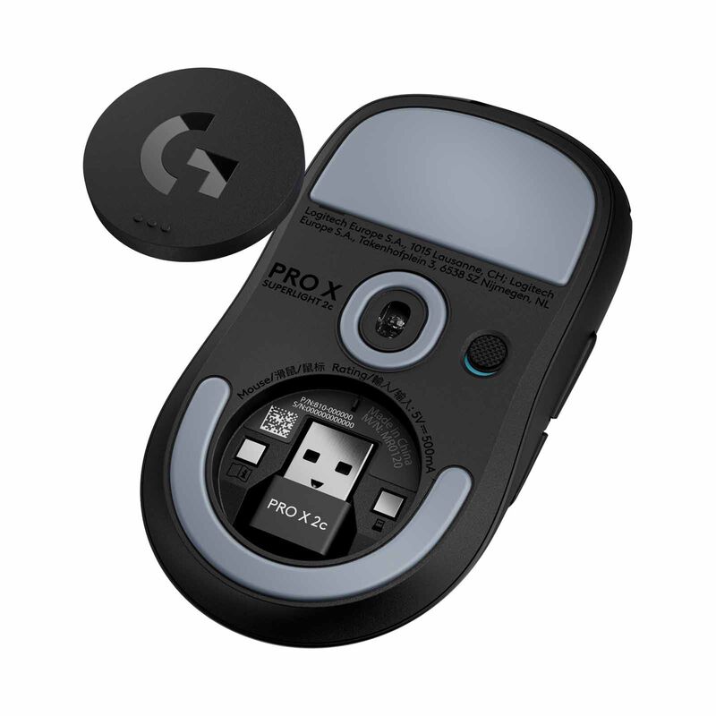 LOGITECH G Pro X Superlight 2c Gaming Mouse - Black 910-007533-image 8