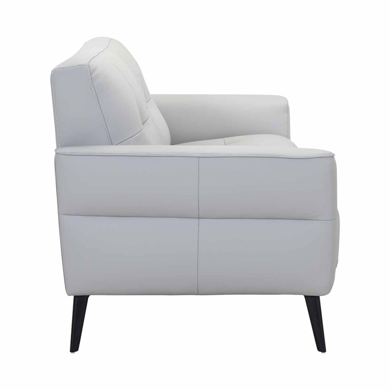 3 Seater (fab) Light Grey Fabric Sofa ALINA-image 3
