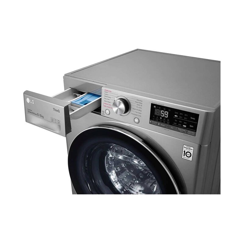 LG Front Load Washer And Dryer (8kg/6kg) FV1408H4V-image 7