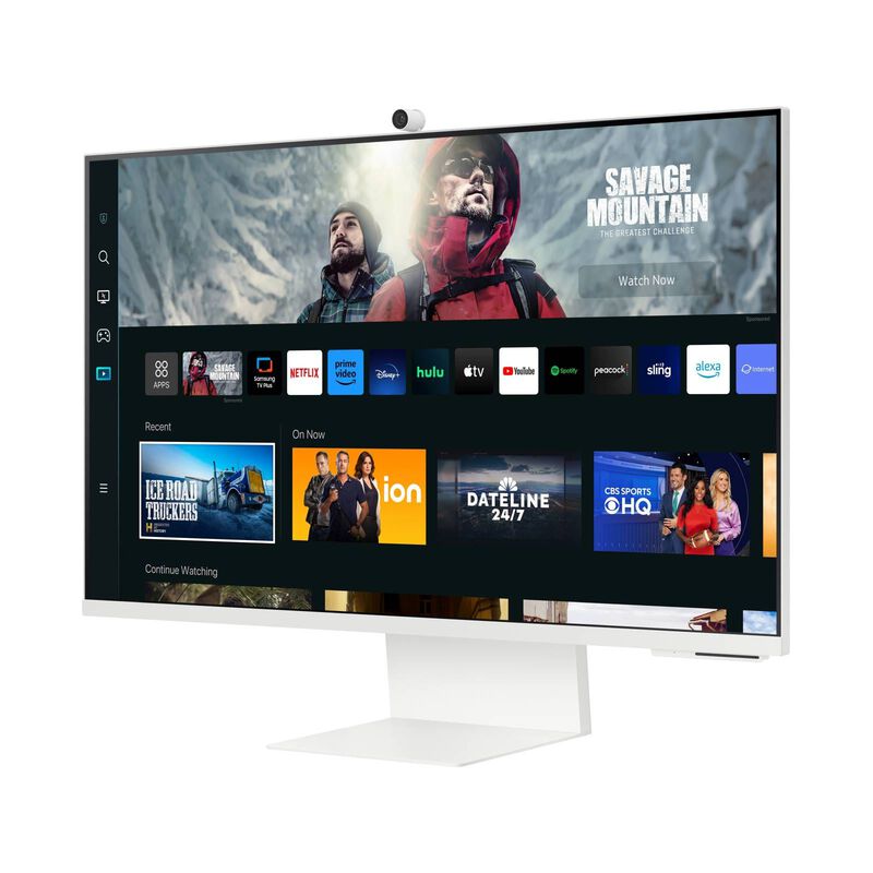 SAMSUNG 27in Uhd Smart Monitor Warm White With Camera LS27CM801UEXXS-image 2