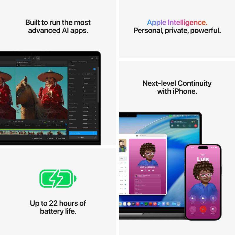 APPLE 14-inch Macbook Pro: M5 Pro Chip With 15-core Cpu And 16-core Gpu, 24gb, 2tb Ssd - Silver MJLV4ZP/A-image 2