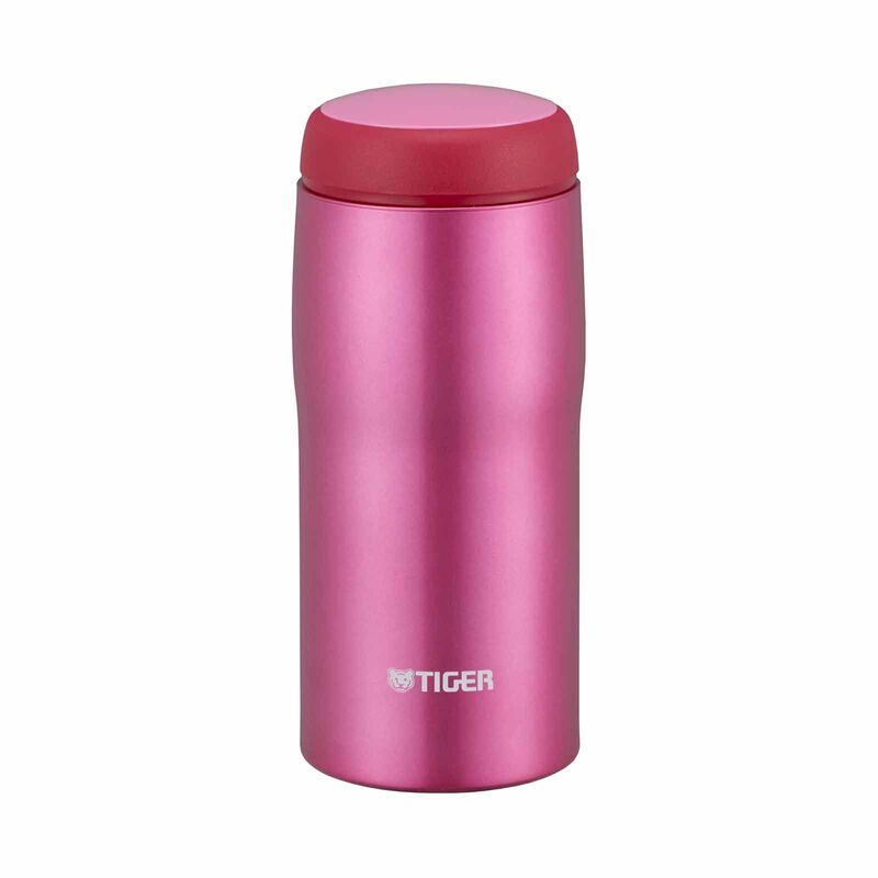 TIGER 0.36lt Stainless Steel Screw Lid Bottle (bright Pink) MJA-B036 (PB)-image 1