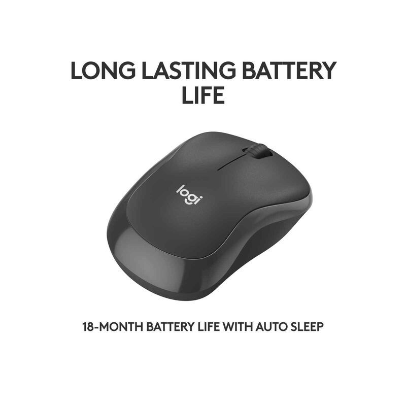 LOGITECH M240 Silent Bluetooth Mouse - Graphite 1y 910-007122-image 4