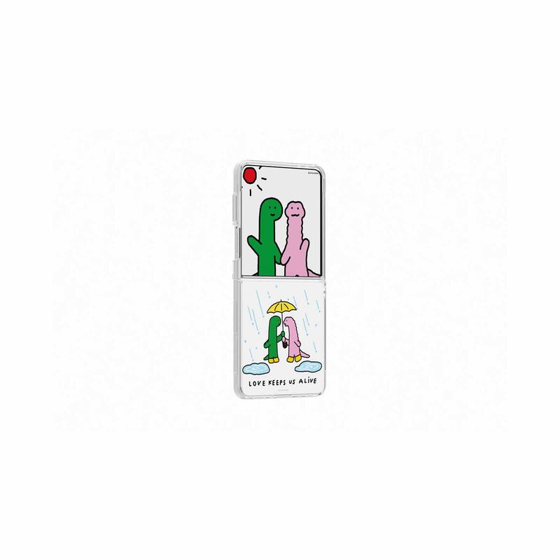 SAMSUNG Galaxy Z Flip7 Flipsuit Case With Card Joguman Rain GP-FPF766HICWW-image 3
