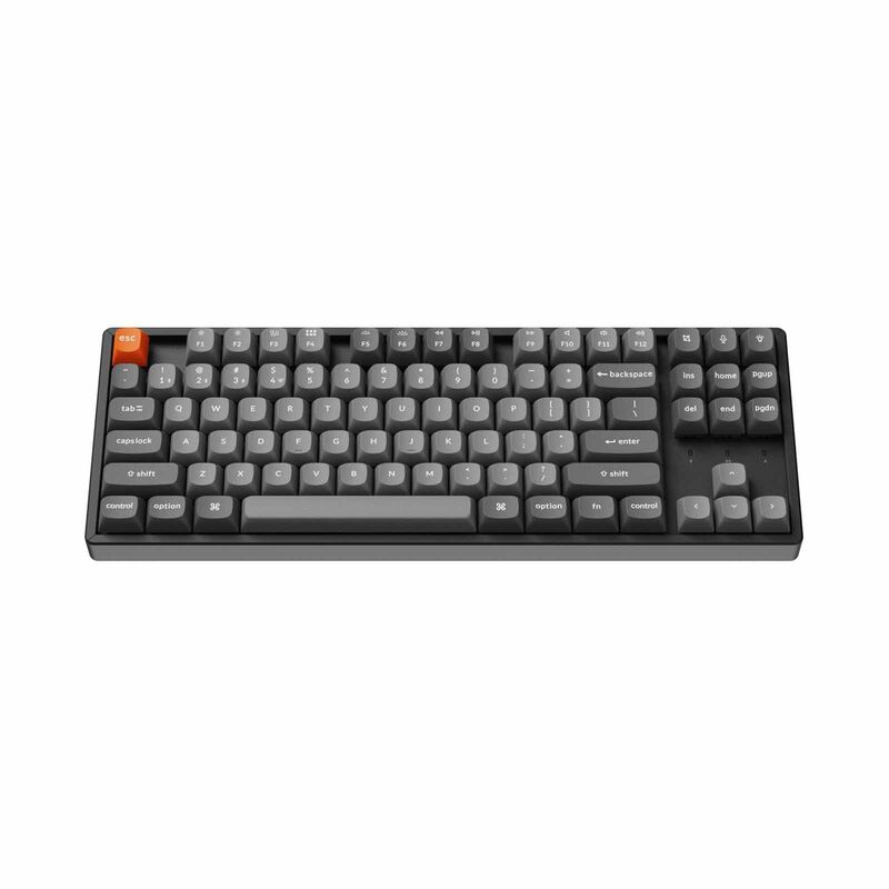 KEYCHRON K8 Max Tenkeyless Wireless Mechanical Keyboard, 80% Tkl 87 Key, Black Full Assembled, Banana Switch, KYCN-K8M-J4-image 5