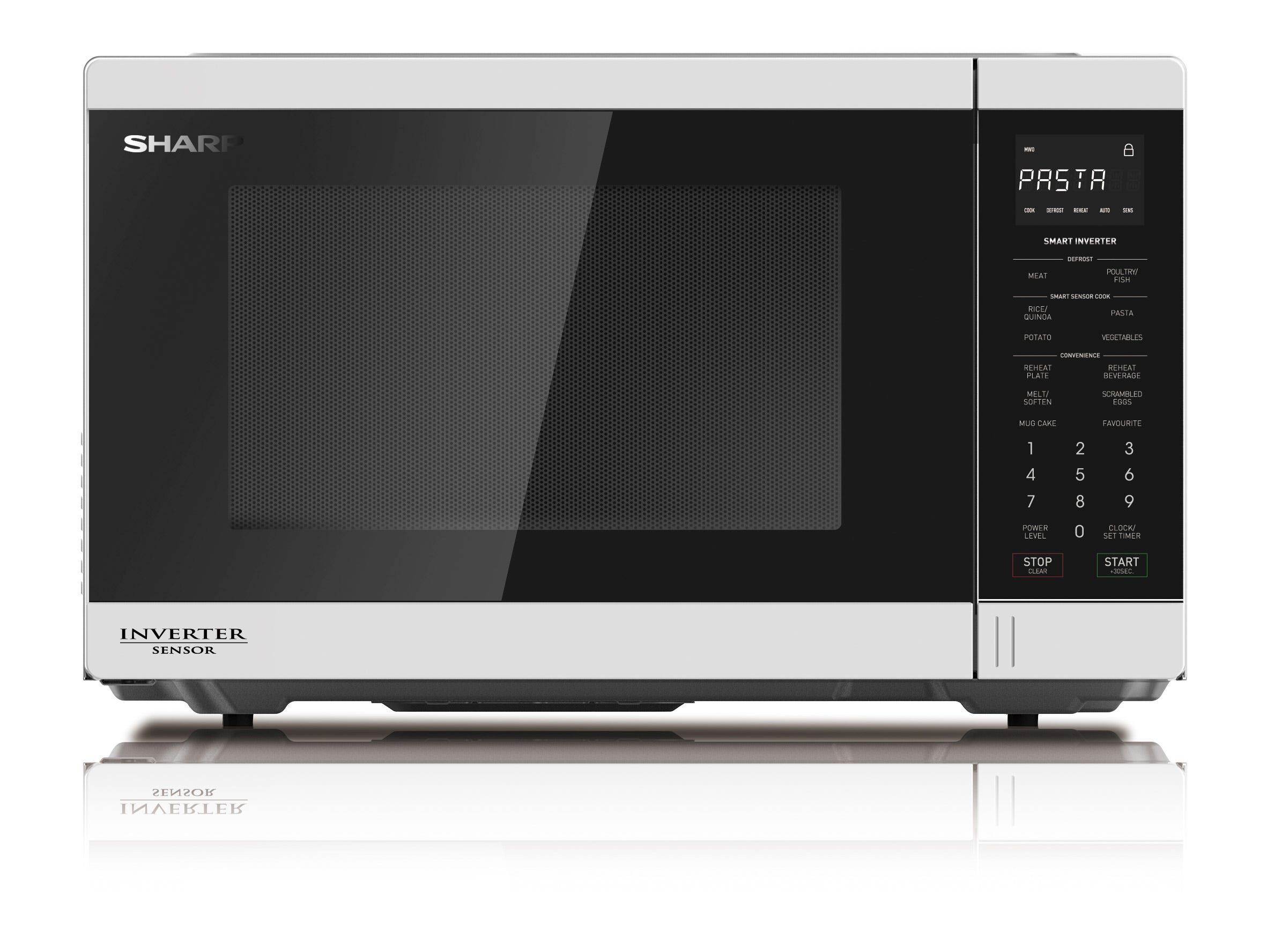 Shop SHARP Compact Solo Microwave Oven (34l) - White R-34SI-W in