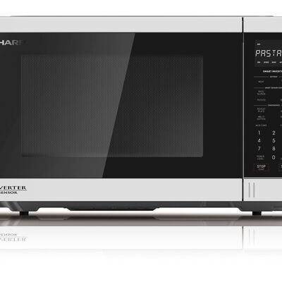 SHARP Compact Solo Microwave Oven (34l) - White R-34SI-W