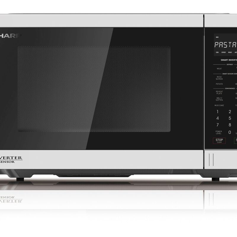 SHARP Compact Solo Microwave Oven (34l) - White R-34SI-W-image 1
