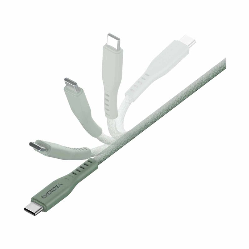 ENERGEA Flow C-l Mfi Cable 480mbps With Mct 1.5m - Green CBL-FLCL-GRN150M-image 3