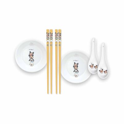 CORELLE Tsum Tsum 6pc Dinner Set 6SG-TSUM-P