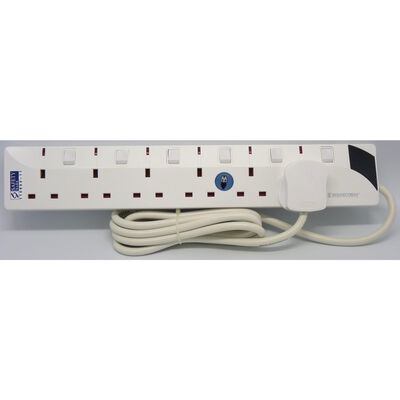 SOUNDTEOH 6 Way 2m Extension Cord PS-006