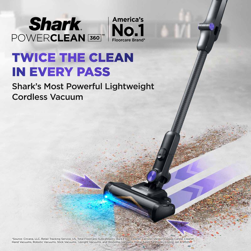 SHARK Powerclean 360 Cordless Vacuum Cleaner IW4271SMBK-image 3