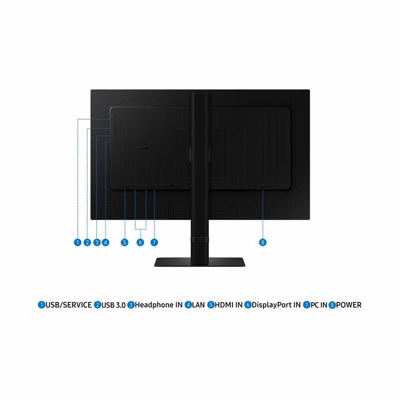SAMSUNG 24in Height Adjustable Pd Viewfinity S6 LS24D604UAEXXS-image 9