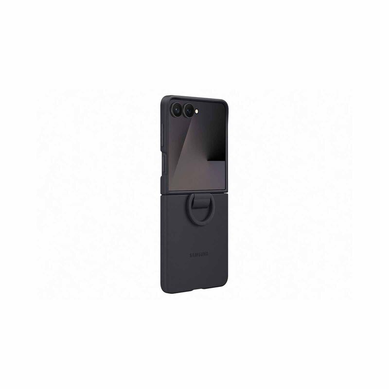 SAMSUNG Galaxy Z Flip7 Silicone Case Black EF-PF766TBEGWW-image 4