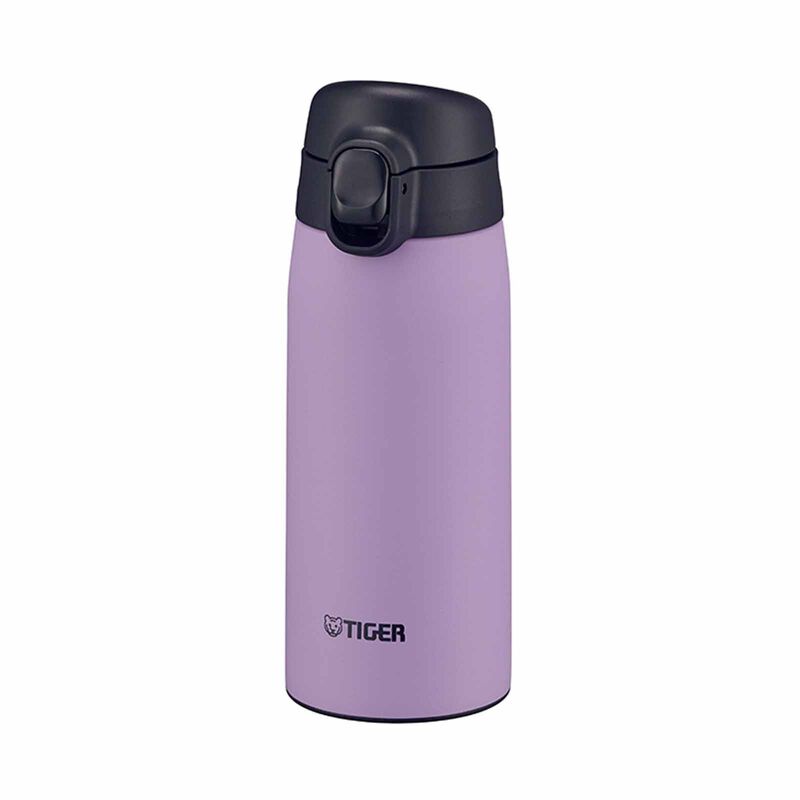 TIGER 0.35lt Push-button Lid Stainless Steel Bottle (lilac) MCT-K035 (VT)-image 1