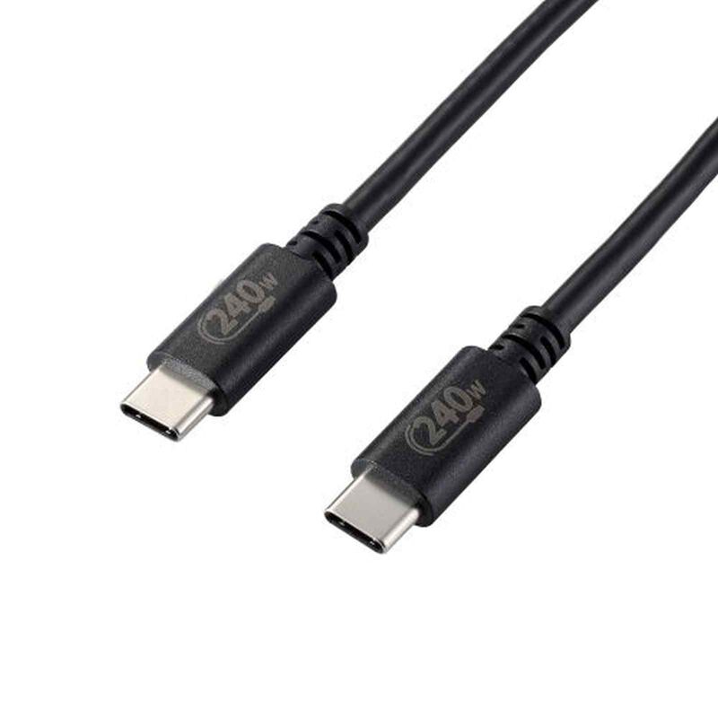 ELECOM Type C - C Cable Pd 240w 2m U2C-CCPE20NBK-image 1