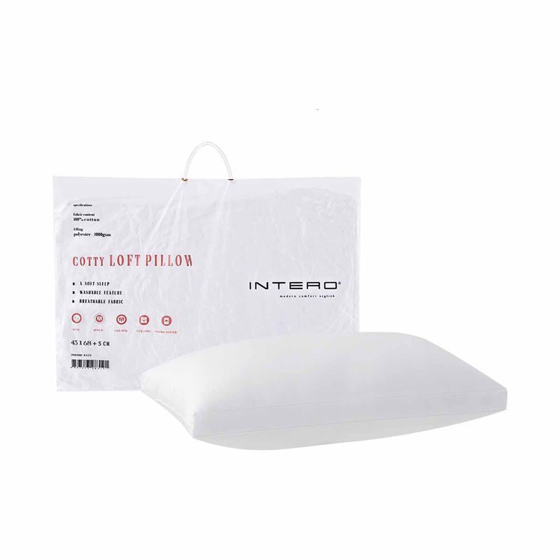 INTERO Vacuum Pack Loft Pillow 1000g COTTY-image null