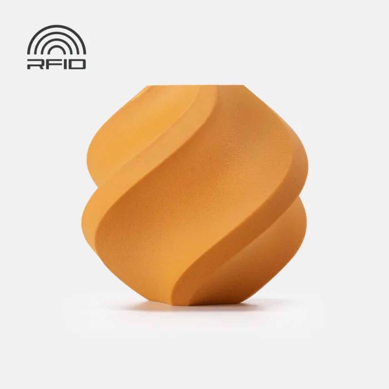 BAMBU LAB Pla Wood - Ochre Yellow - With Bambu Reusable Spool BAM-A16-Y0-1.75-1000-SPL-image null