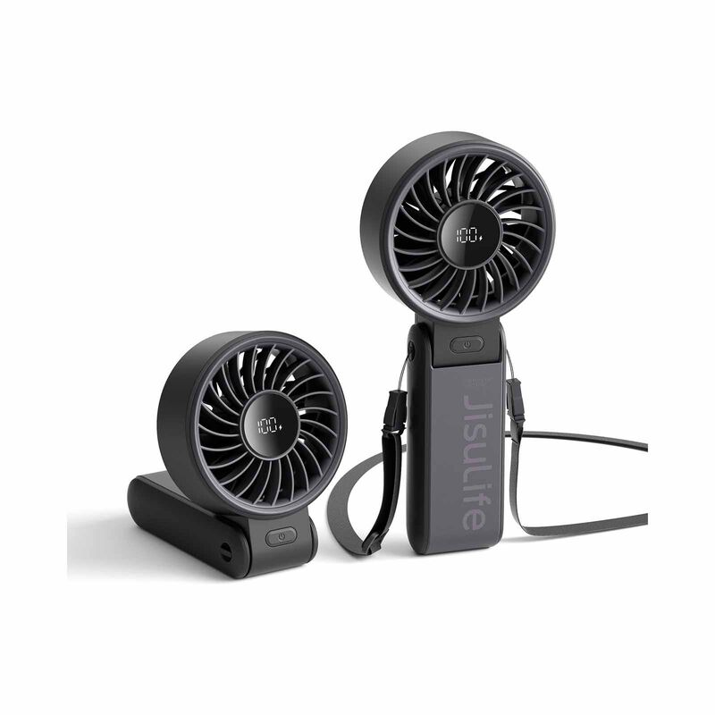 JISULIFE Handheld Fan Life7 (3600mah) LIFE7-3600 BLACK-image 2