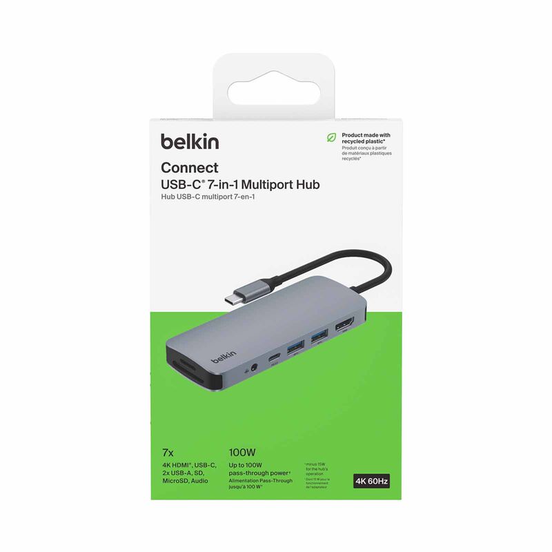 BELKIN Usb-c 7-in-1 Multiport Dock W 4k AVC009FQSGY-V2-image 4