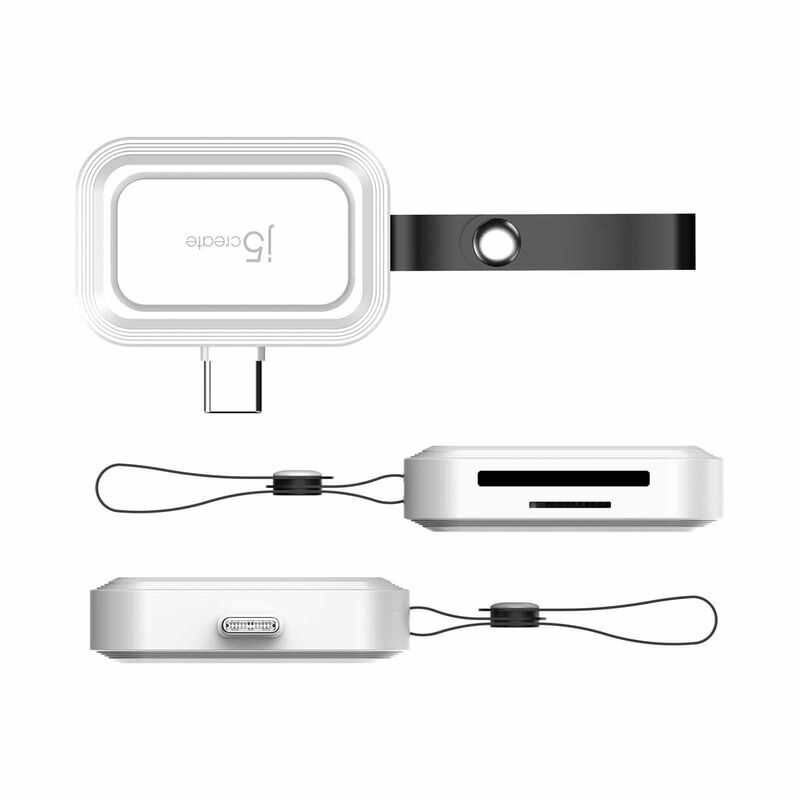 J5CREATE Usb-c To Sd/microsd Mini Adapter For Smartphones (white) JCHSD33W-image 4