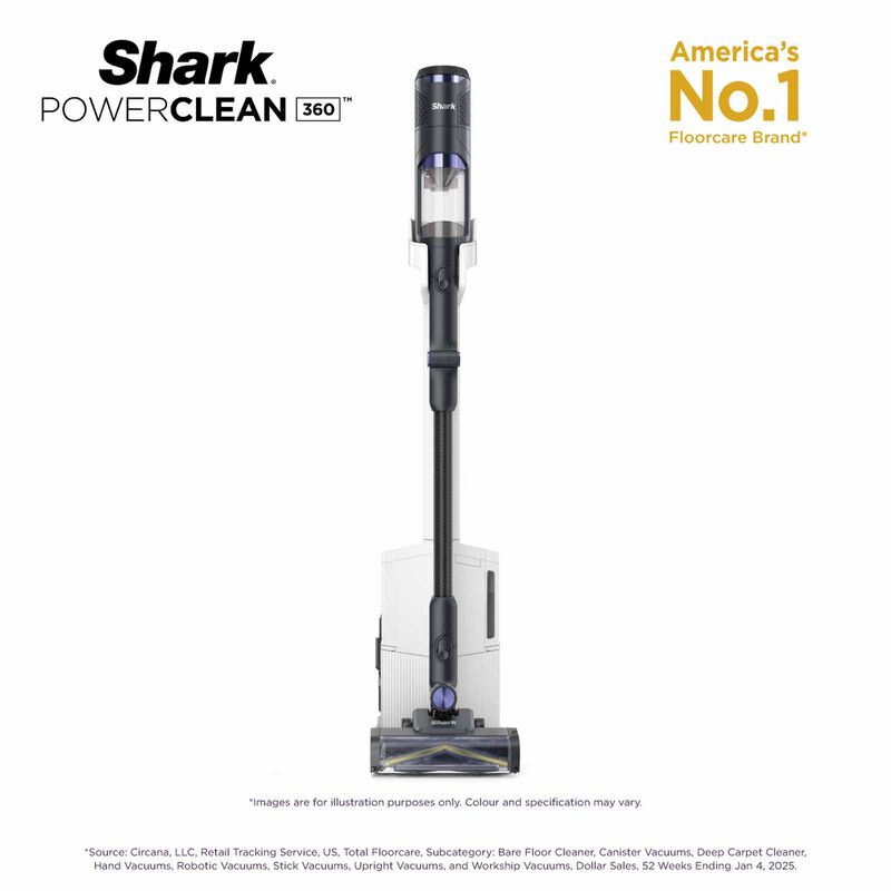SHARK Powerclean 360 Cordless Vacuum Cleaner IW4271SMBK-image 2