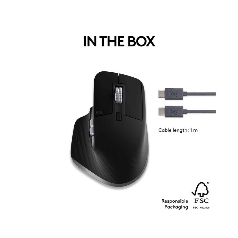 LOGITECH Mx Master 3s For Mac Mouse Space Grey 910-006573-image 5