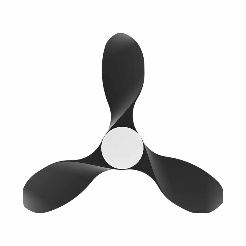EUROPACE 41 In Dc Motor Ceiling Fan (hugger) With Light - Black ECF41H - BLBL-image 3