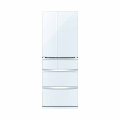 MITSUBISHI 6 Door Refrigerator (689l) Glass White MR-WX70G-W-P