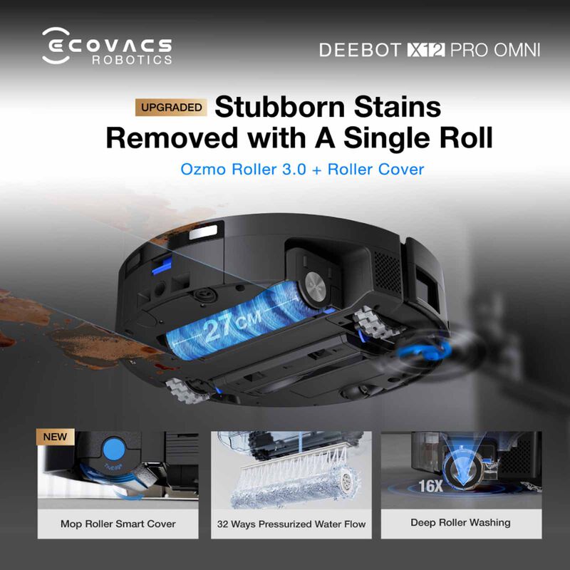ECOVACS Deebot X12 Pro Omni Robotic Vacuum Cleaner DEX-35-image 8
