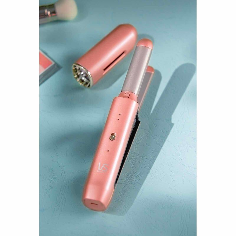 VS Rechargeable Mini 2-in-1 Styler - Pink VSI-1030PH-image 5