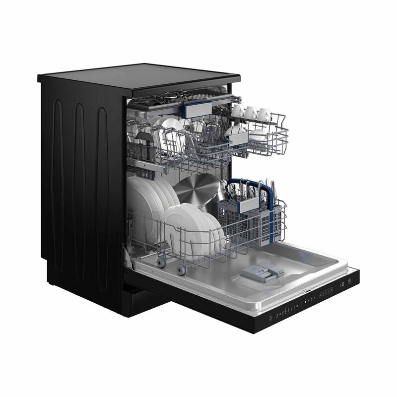 HITACHI 60cm Freestanding Dishwasher HDF-F158CVGB-image 3
