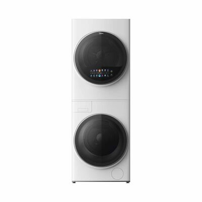 MIDEA Laundry Suite Washer (10kg) / Dryer (8kg) ML19F100D80W + ML19F100D80W-D