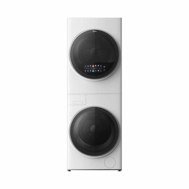 MIDEA Laundry Suite Washer (10kg) / Dryer (8kg) ML19F100D80W + ML19F100D80W-D-image 1