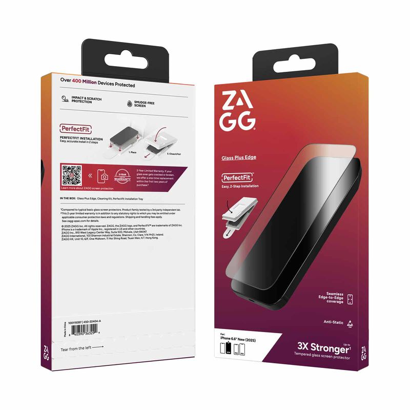 ZAGG Glass Plus Edge Iphone 17 Air Screen Protector ZG-100119397-image 3