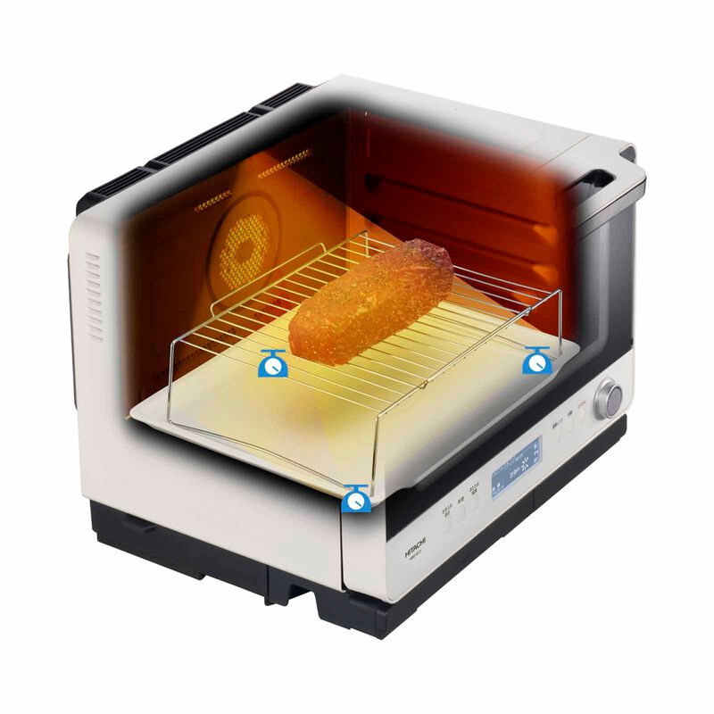 HITACHI Microwave Convection With Steam (30l) - Frost White MRO-W1000YS-image 3