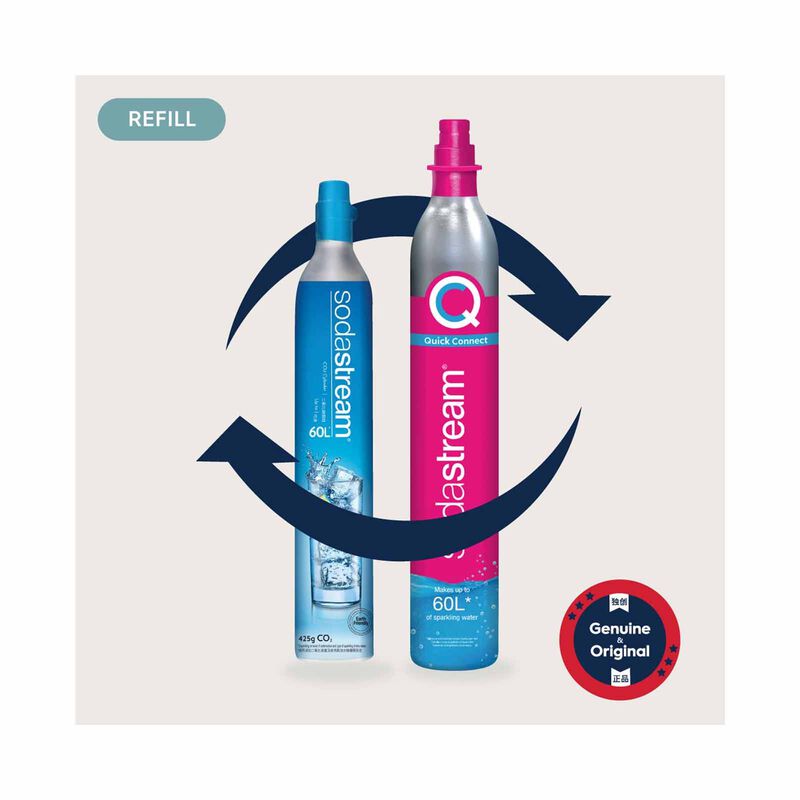 SODASTREAM Exchange Cylinder (60l) - (1-on-1 Exchange Required) EXCHANGE CYLINDER 60L - 1082250650-image 4