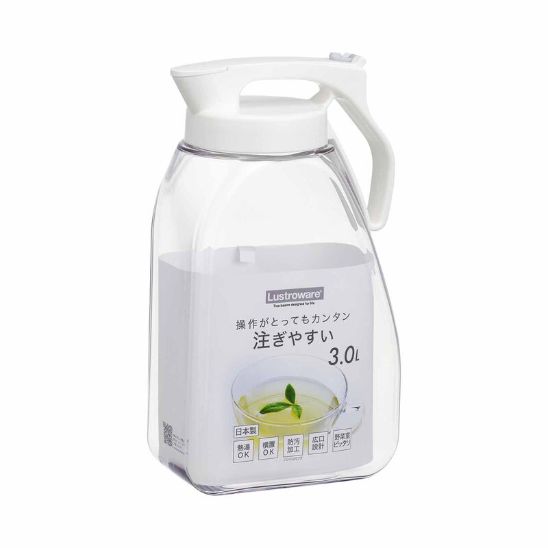 LUSTROWARE Water Pitcher (3.0l) - White K-1289-WH-image null