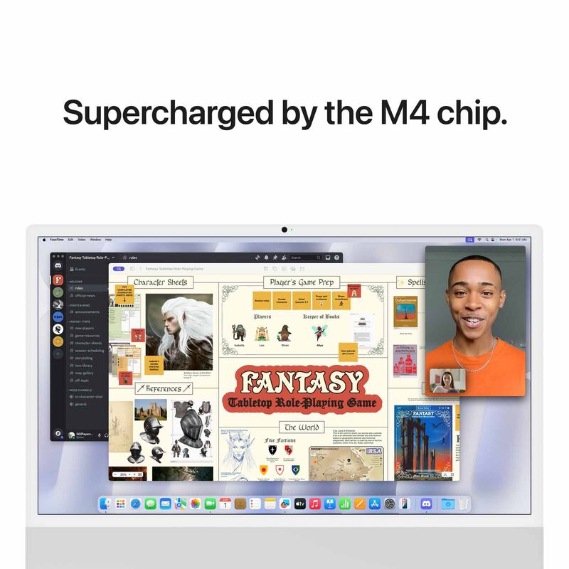 APPLE 24-inch Imac Apple M4 Chip With 10-core Cpu And 10-core Gpu, 24gb, 512gb Ssd - Silver MCR24ZP/A-image 5