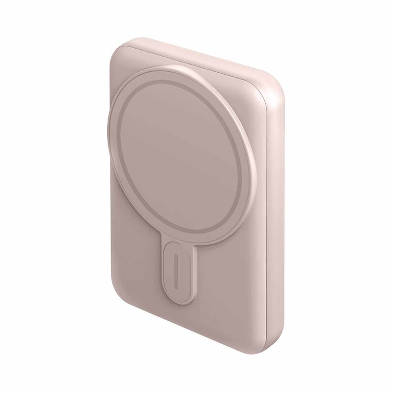 ENERGEA Magpac Mini 10000mah Ultra Slim Magsafe Compatible Powerbank With Built-in Video Stand - Pink MP-MINI-PNK-image 1
