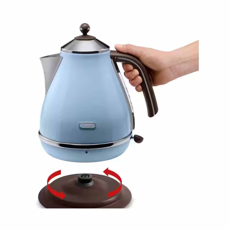 DELONGHI Icona Vintage Kettle (1.7l) - Azure KBOV2001.AZ-image 3